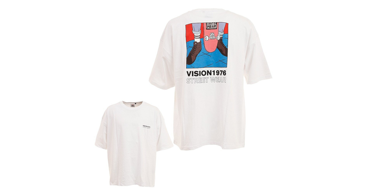 シューズイラストbig 半袖tシャツ 07 Wht ヴィジョン エルブレス