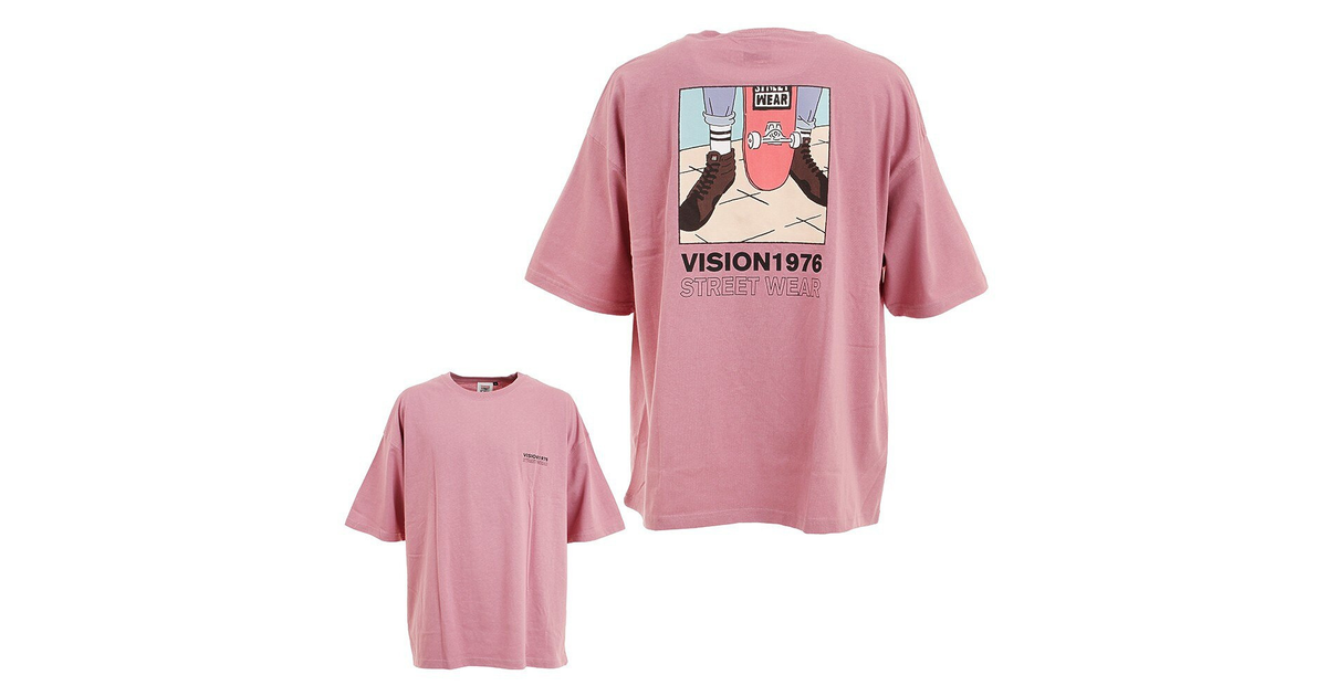 ヴィジョン Tシャツ メンズ 半袖 シューズイラストbig 15 Pnk カットソー スポーツ用品はスーパースポーツゼビオ ヴィジョン Tシャツ メンズ 半袖 シューズイラストbig 15 Pnk カットソー スポーツ用品はスーパースポーツゼビオ