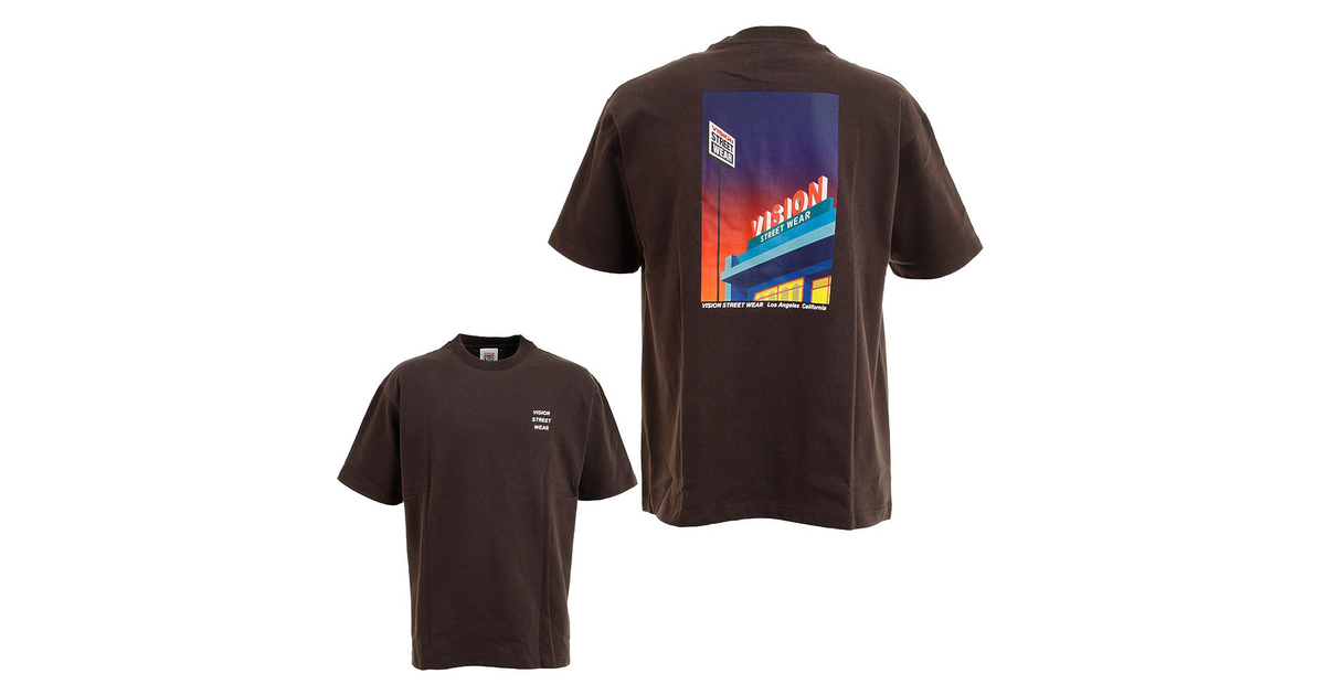 レトロショップイラスト 半袖tシャツ 02 Cha ヴィジョン エルブレス