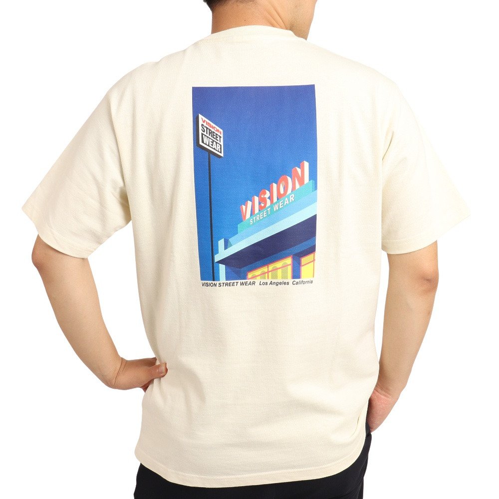 ヴィジョン ヴィジョン Vision メンズ Tシャツ メンズ 半袖 レトロショップイラスト 06 Off カットソー スポーツ用品はスーパースポーツゼビオ