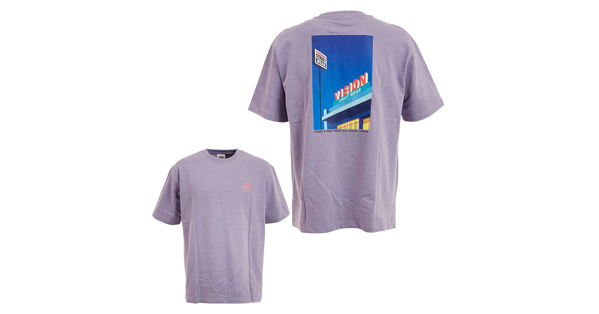 レトロショップイラスト 半袖tシャツ 1505007 74 Pur ヴィジョン エルブレス