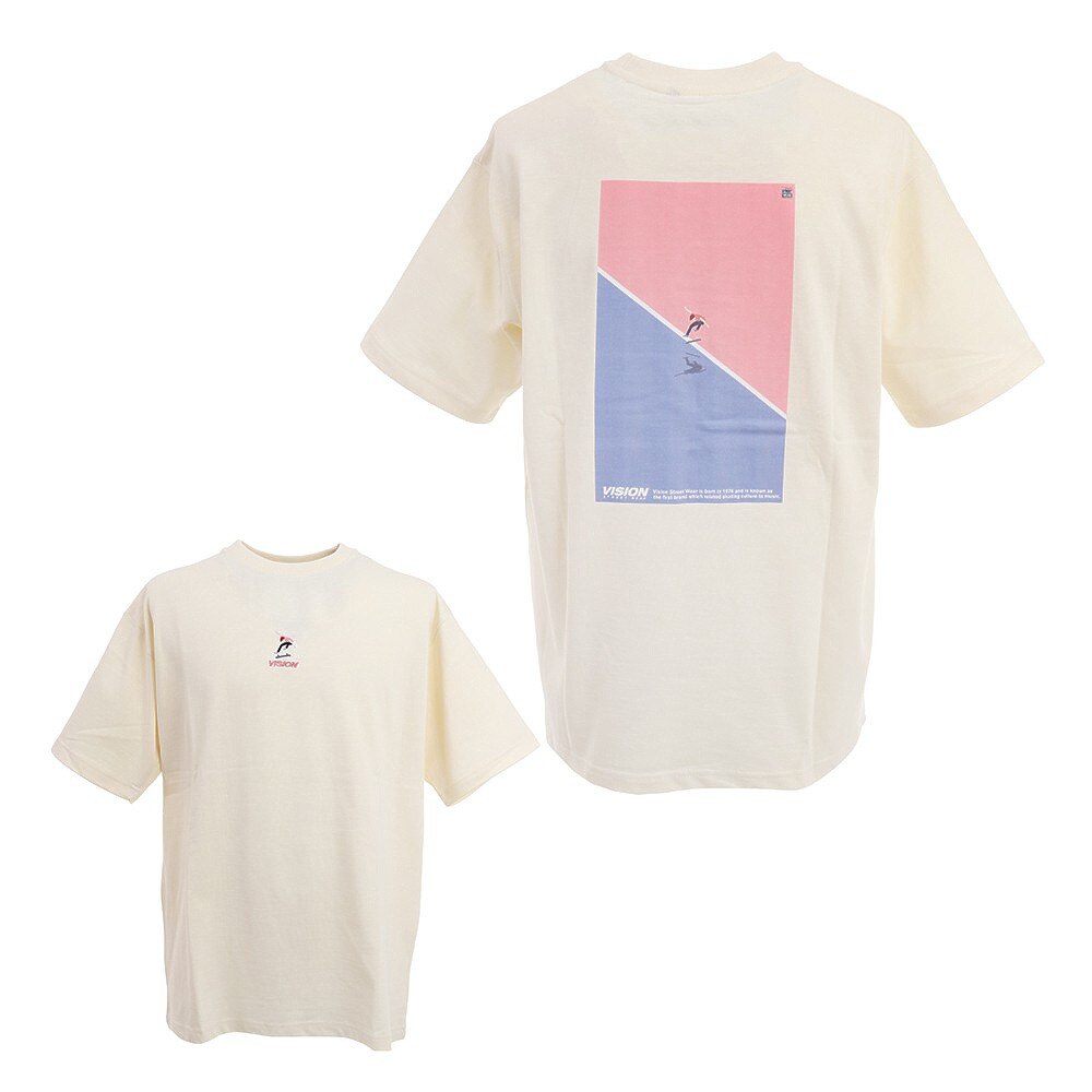  レトロスケボーイラスト 半袖Tシャツ 1505008-06 OFF
