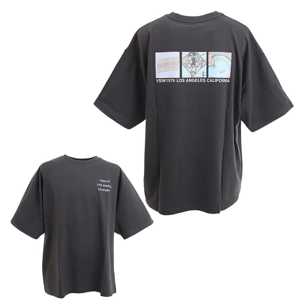  3コマイラストBIG. 半袖Tシャツ 1505010-02 CHA