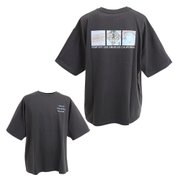 コミックキャラ発砲プリントtシャツ 01 Blk ヴィジョン ヴィクトリア