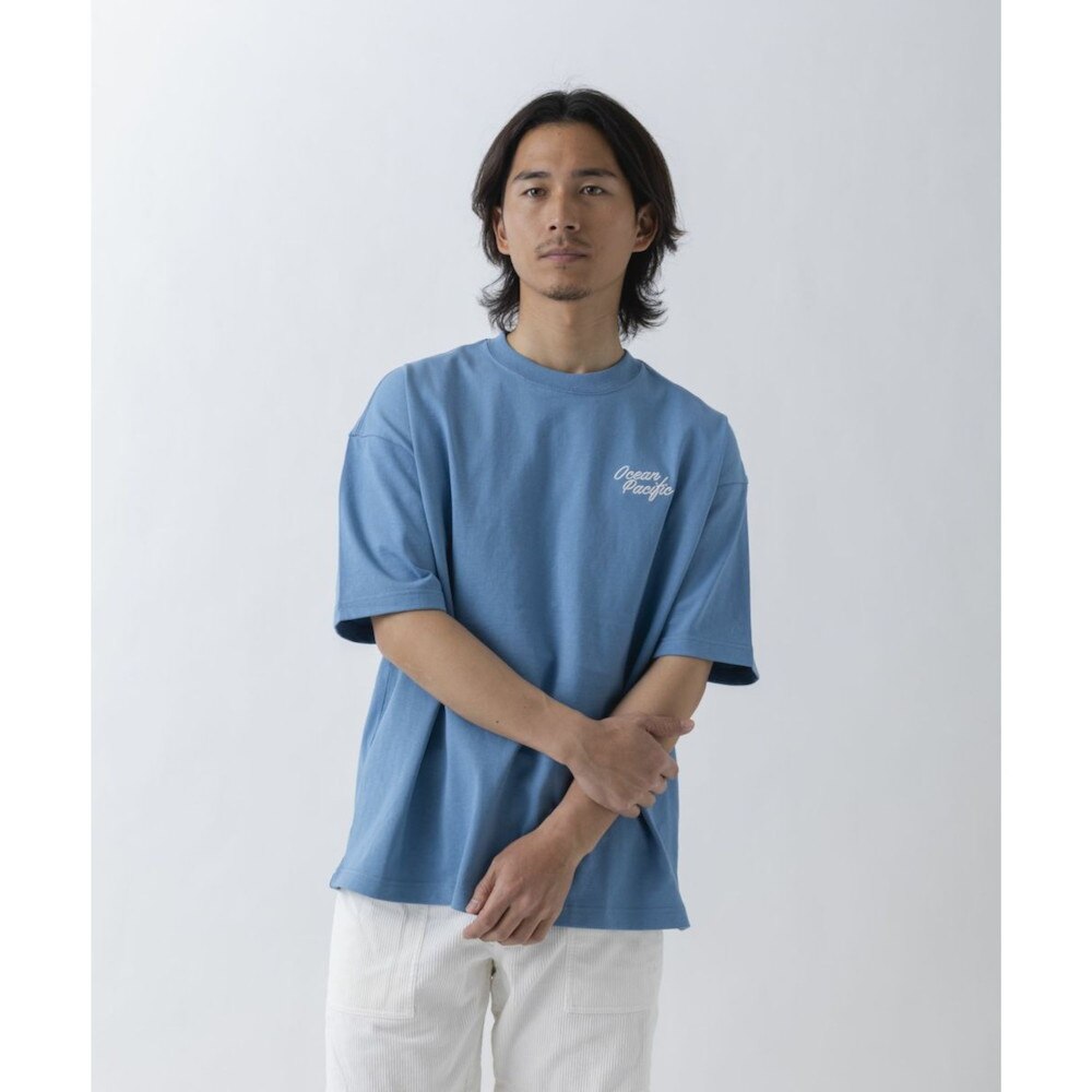 オーシャンパシフィック（Ocean Pacific）（メンズ）半袖Tシャツ メンズ バックロゴ 512506BLU