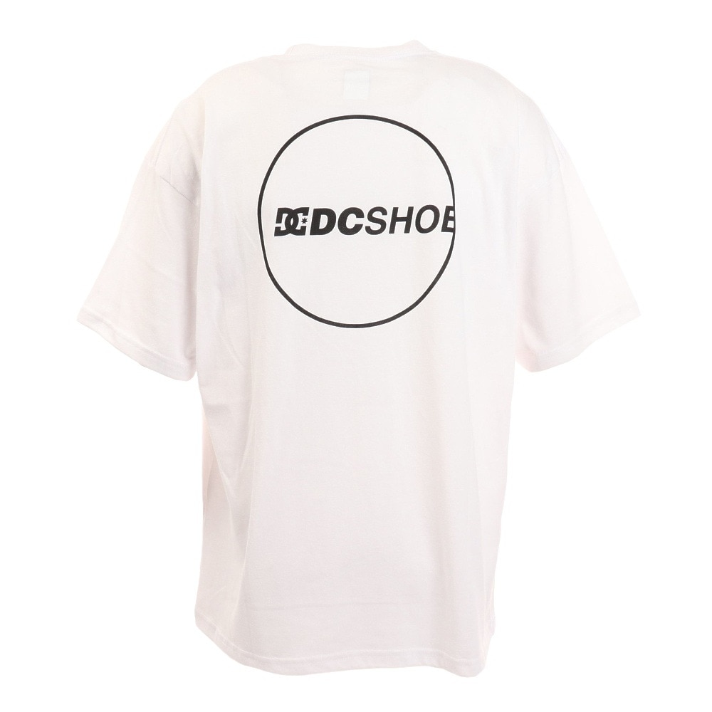 ディーシー・シュー（DC SHOE）（メンズ）DC TC BACK CIRCLE 半袖Tシャツ 22SPDST221059YWHT