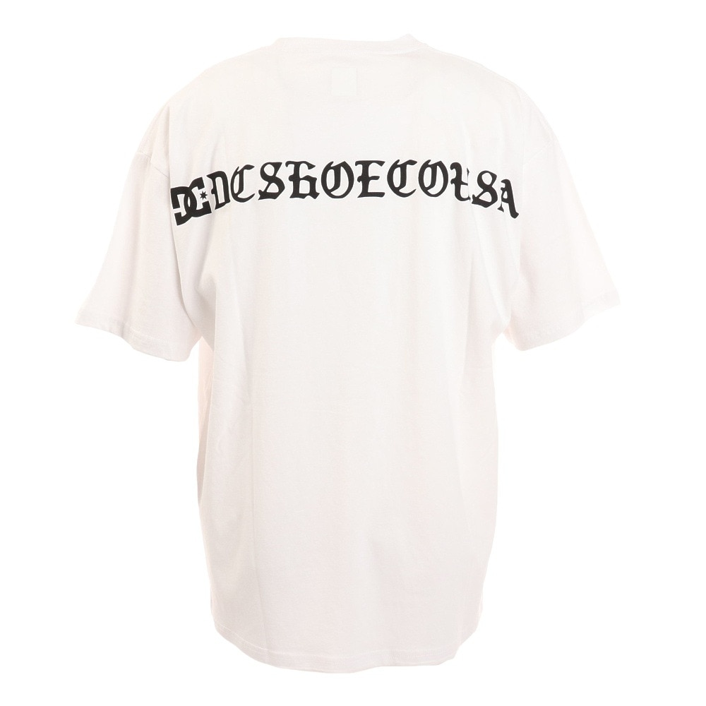 ディーシーシューズ（DC SHOES）（メンズ）DC OLDENGLISH LOGO 半袖Tシャツ 22SPDST221060YWHT