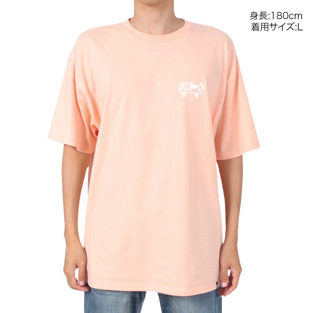 ディーシー・シュー（DC SHOE）（メンズ）DC REACH FOR THE STAR 半袖Tシャツ 22SPDST221061YPNK