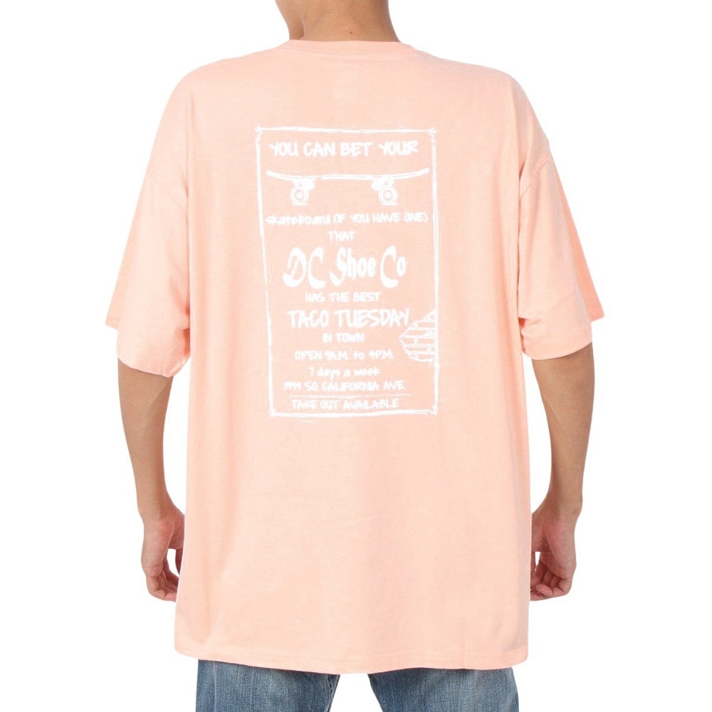 ディーシー・シュー（DC SHOE）（メンズ）DC REACH FOR THE STAR 半袖Tシャツ 22SPDST221061YPNK