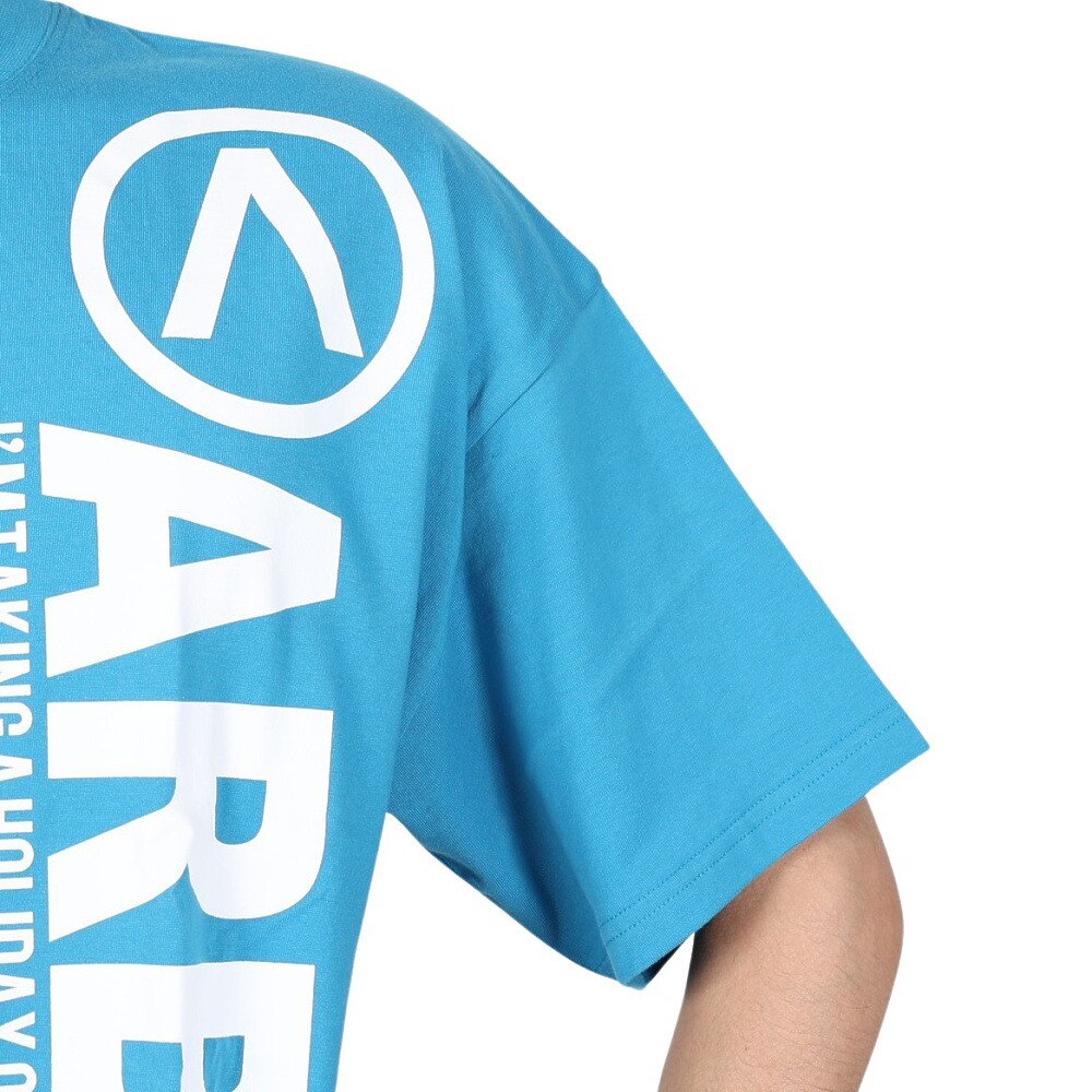 エアボーン（ARBN）（メンズ）ロゴ 半袖Tシャツ 22S-ARBN-011SS-BLU