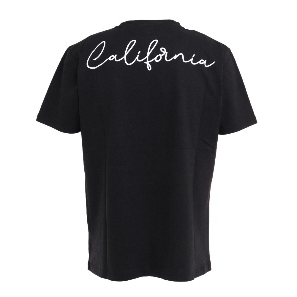 エアボーン（ARBN）（メンズ）ボタニカル半袖Tシャツ 013SS-BLK