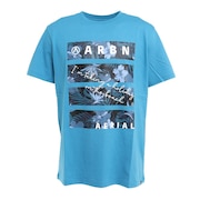 エアボーン（ARBN）（メンズ）ボタニカル半袖Tシャツ 013SS-BLU