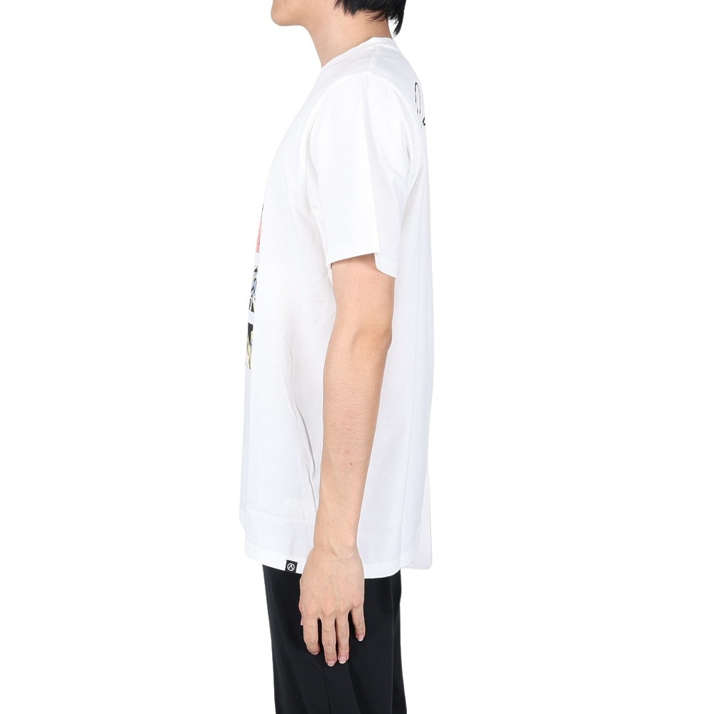 エアボーン（ARBN）（メンズ）ボタニカル半袖Tシャツ 013SS-WHT