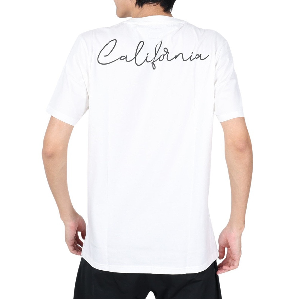 エアボーン（ARBN）（メンズ）ボタニカル半袖Tシャツ 013SS-WHT