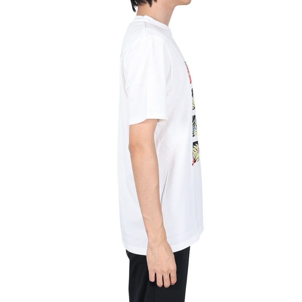 エアボーン（ARBN）（メンズ）ボタニカル半袖Tシャツ 013SS-WHT