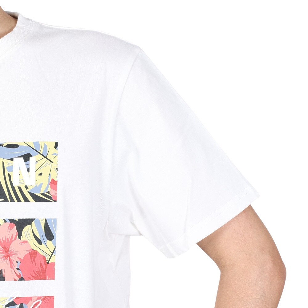 エアボーン（ARBN）（メンズ）ボタニカル半袖Tシャツ 013SS-WHT