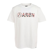 エアボーン（ARBN）（メンズ）ボタニカル半袖Tシャツ 017SS-WHT