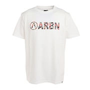 エアボーン(ARBN)(メンズ)ボタニカル半袖Tシャツ 017SS-WHT