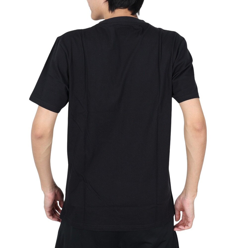 エアボーン（ARBN）（メンズ）ボタニカル半袖Tシャツ 020SS-BLK