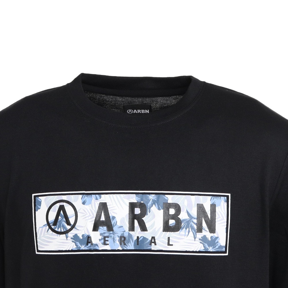 エアボーン（ARBN）（メンズ）ハイブリッド半袖Tシャツ 024SS-BLK
