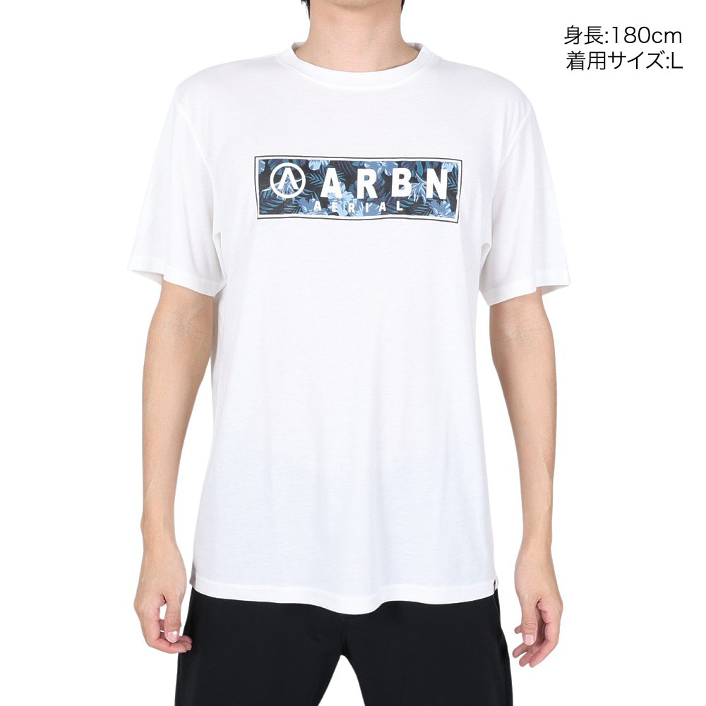 エアボーン（ARBN）（メンズ）ハイブリッド半袖Tシャツ 024SS-WHT