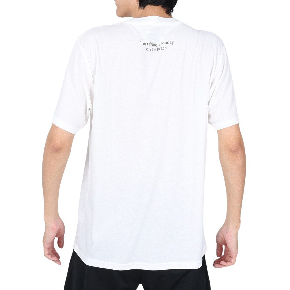 エアボーン（ARBN）（メンズ）ハイブリッド半袖Tシャツ 024SS-WHT