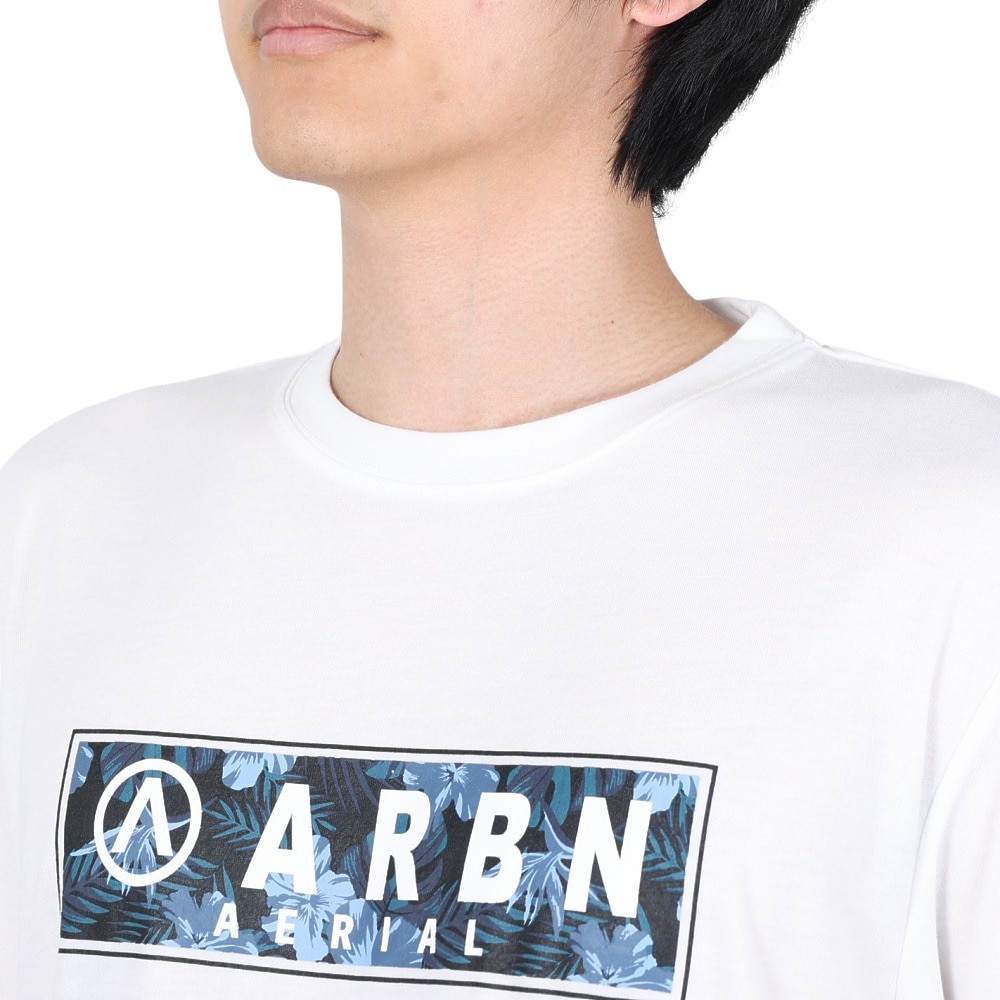エアボーン（ARBN）（メンズ）ハイブリッド半袖Tシャツ 024SS-WHT