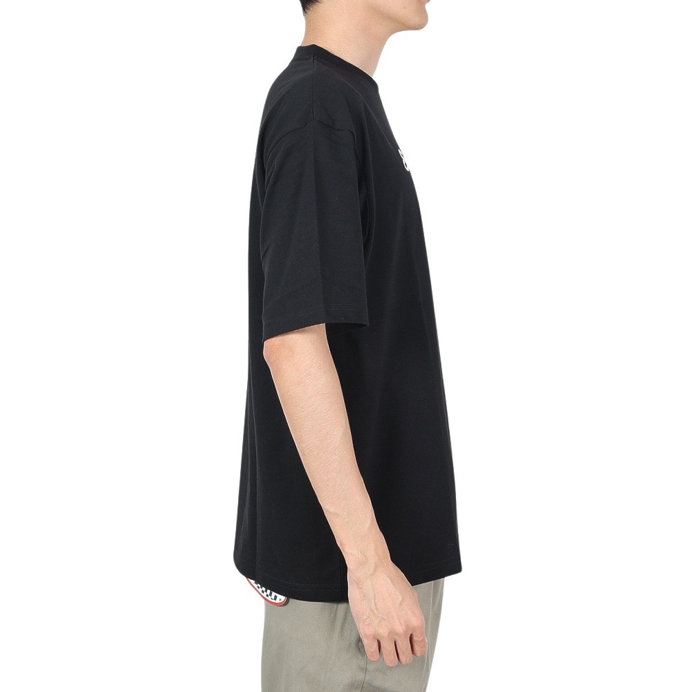 スライド（SLYDE）（メンズ）半袖Tシャツ メンズ 3Dロゴ SLYM009-BLK