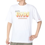 スライド（SLYDE）（メンズ）半袖Tシャツ メンズ 3Dロゴ SLYM009-WHT