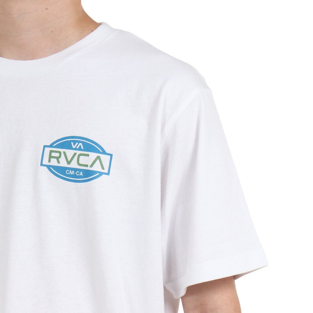 ルーカ（RVCA）（メンズ）半袖 Tシャツ メンズ バックプリント BALANCE SEAL ST BC041240 WHT