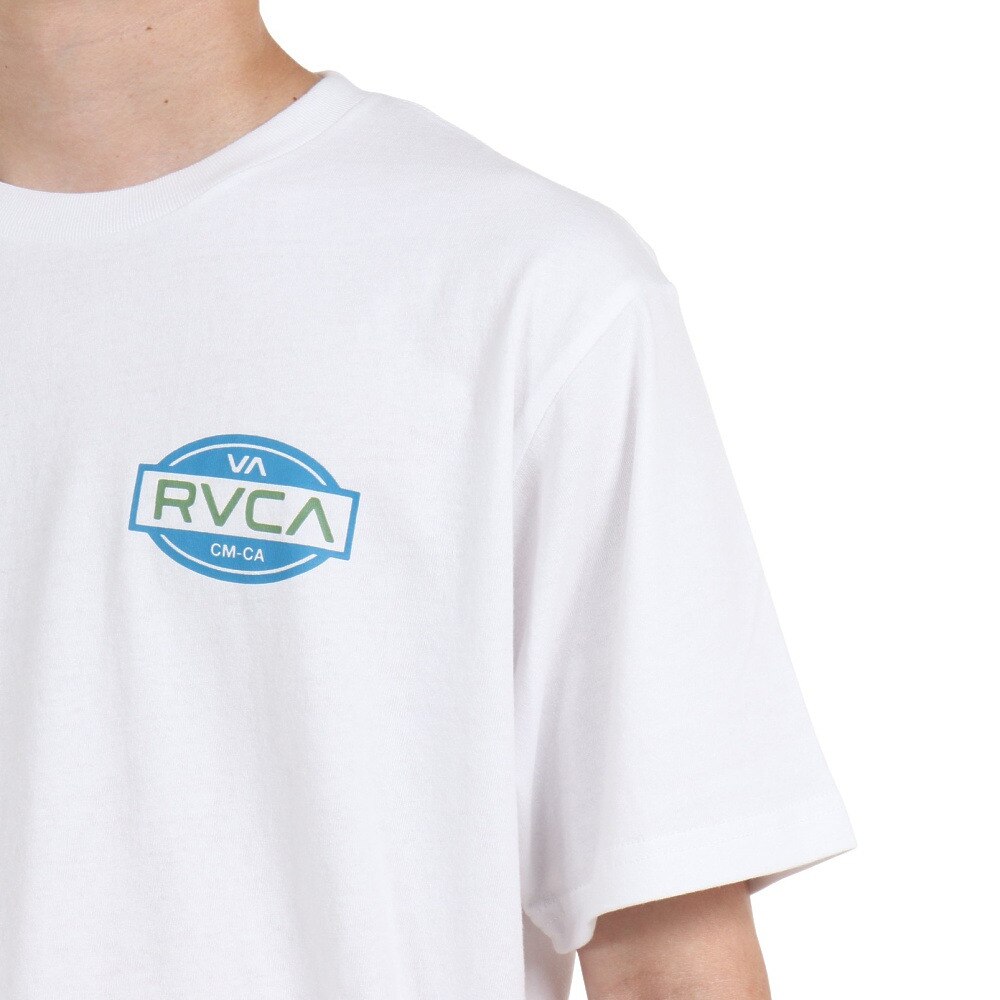 RVCA（メンズ）半袖 Tシャツ メンズ バックプリント BALANCE SEAL ST BC041240 WHT