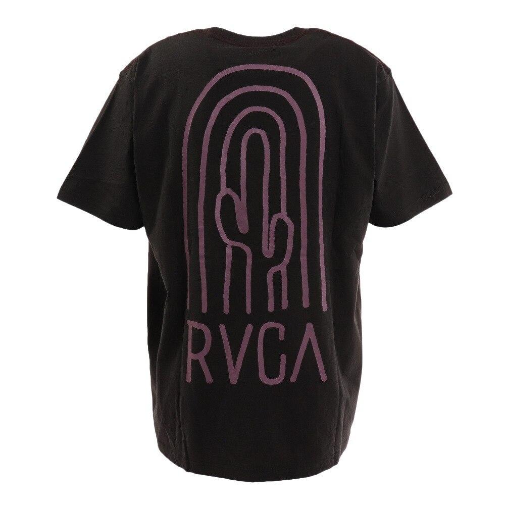 ルーカ（RVCA）（メンズ）半袖 Tシャツ バックプリント HI DEZ SLUB ST ブラック BC041252 RVB