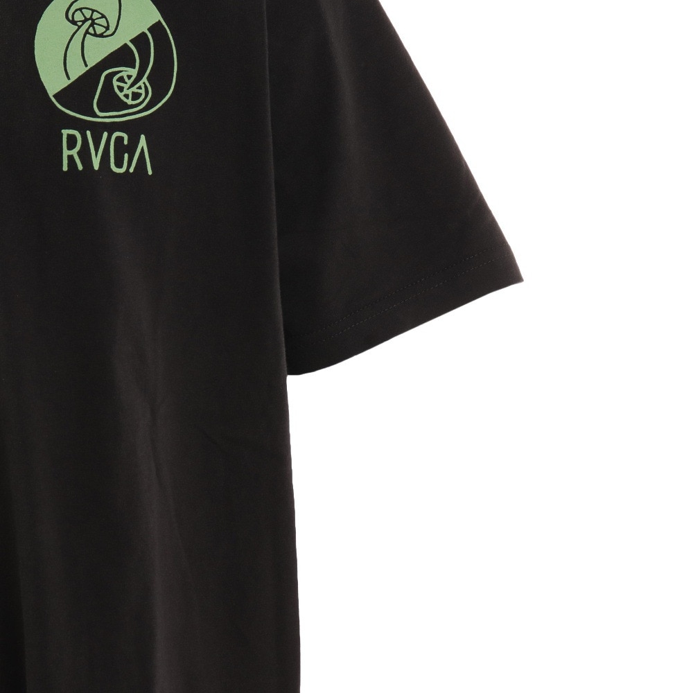 ルーカ（RVCA）（メンズ）半袖 Tシャツ バックプリント HI DEZ SLUB ST ブラック BC041252 RVB