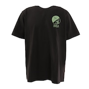 ルーカ（RVCA）（メンズ）半袖 Tシャツ バックプリント HI DEZ SLUB ST ブラック BC041252 RVB