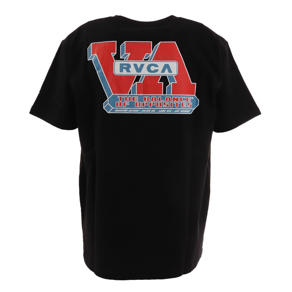 ルーカ（RVCA）（メンズ）半袖 Tシャツ メンズ バックプリント CONTRACT ST ブラック BC041258 BLK