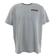 ルーカ（RVCA）（メンズ）半袖 Tシャツ メンズ バックプリント CONTRACT ST ライトブルー BC041258 SKY