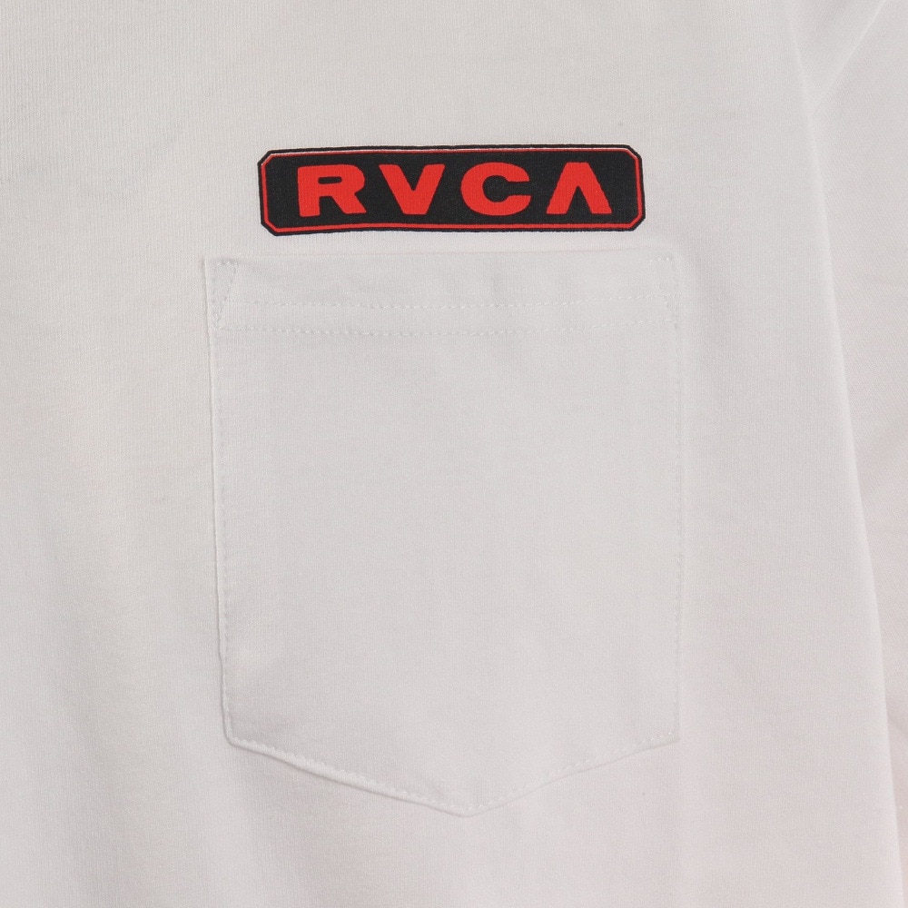 ルーカ（RVCA）（メンズ）半袖 Tシャツ メンズ バックプリント CONTRACT ST BC041258 WHT