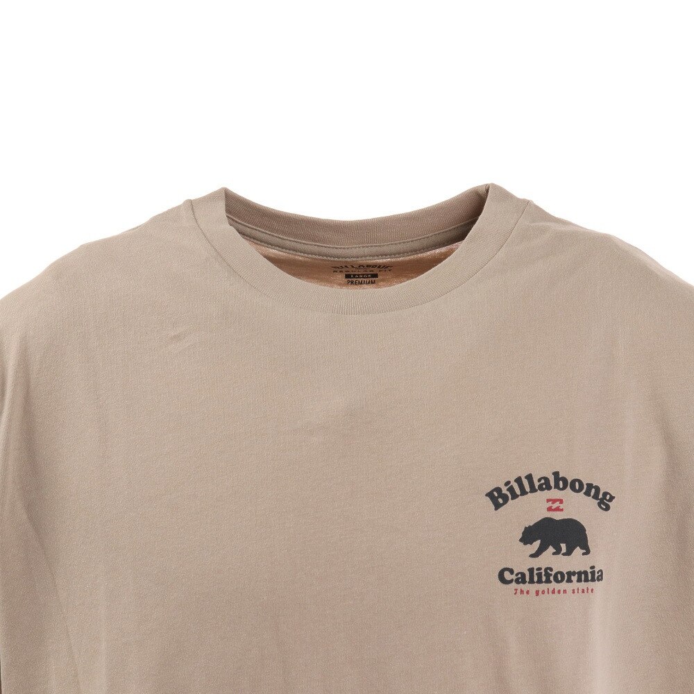 ビラボン（BILLABONG）（メンズ）CALI BEAR 半袖Tシャツ BC011224 BEG