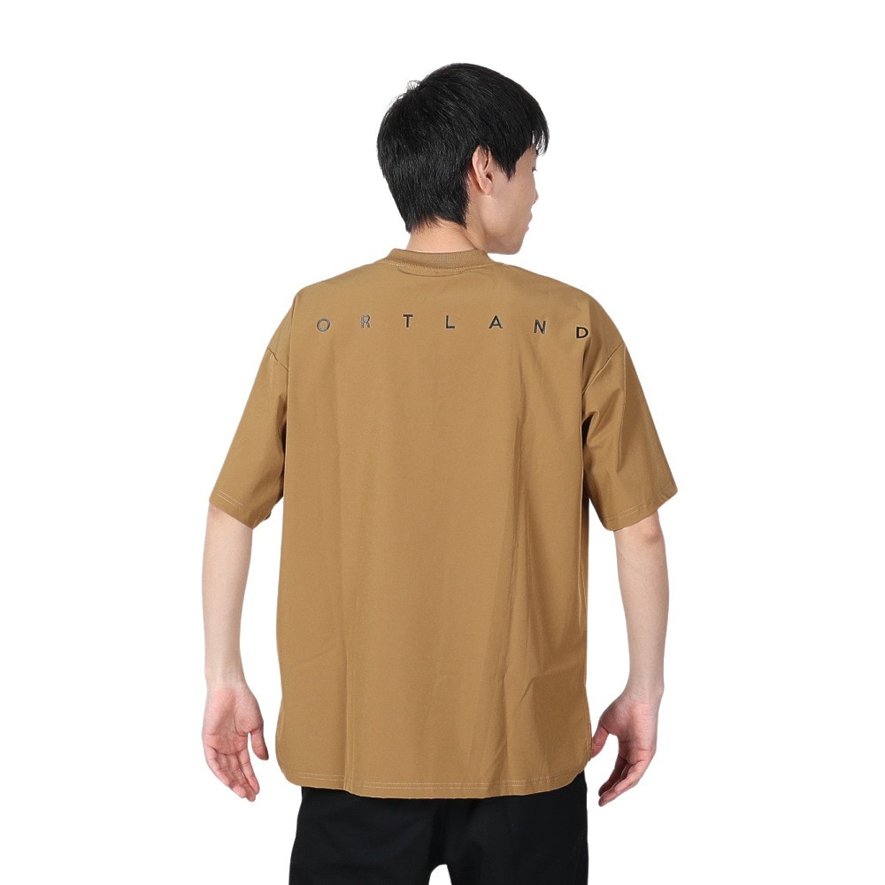 ライズ（RYZ）（メンズ）MFX PLACKET ヘンリーネック半袖Tシャツ RZ10EG22SS4112 BEG