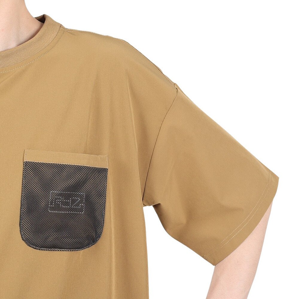 ライズ（RYZ）（メンズ）MFX メッシュポケット 半袖Tシャツ RZ10EG22SS4113 BEG★★★
