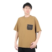 ライズ(RYZ)(メンズ)MFX メッシュポケット 半袖Tシャツ RZ10EG22SS4113 BEG