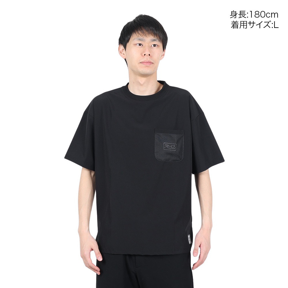 ライズ（RYZ）（メンズ）MFX メッシュポケット 半袖Tシャツ RZ10EG22SS4113 BLK