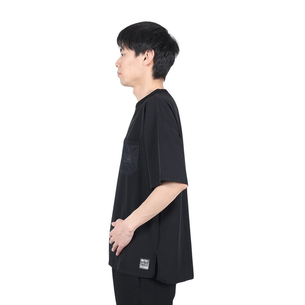 ライズ（RYZ）（メンズ）MFX メッシュポケット 半袖Tシャツ RZ10EG22SS4113 BLK