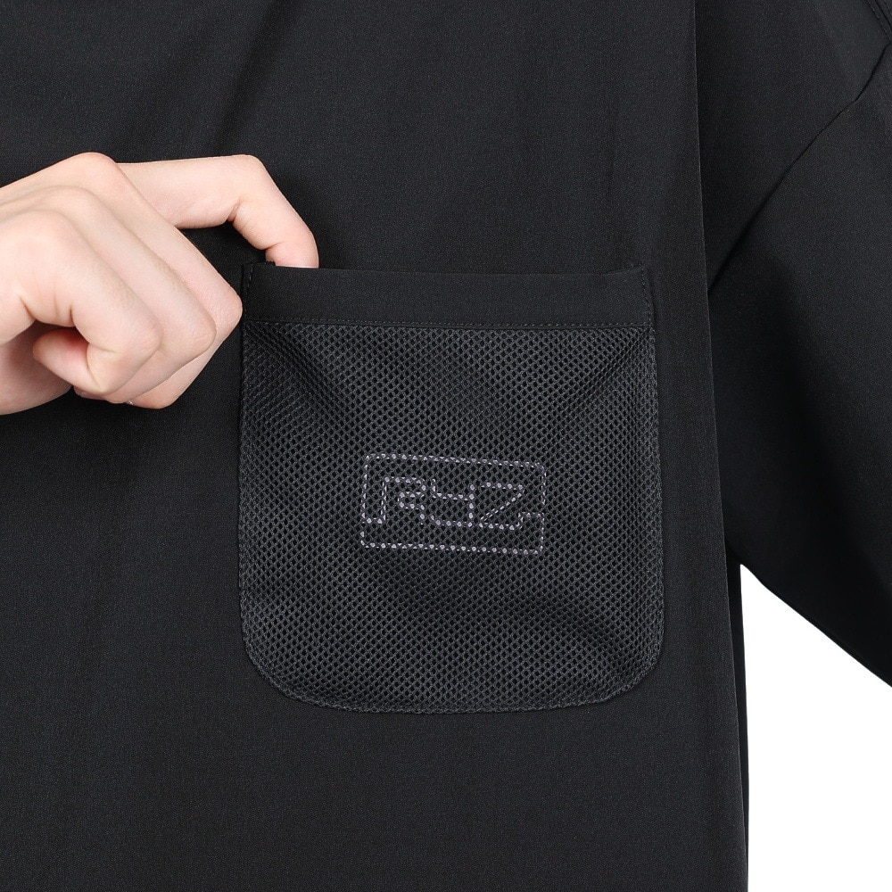 ライズ（RYZ）（メンズ）MFX メッシュポケット 半袖Tシャツ RZ10EG22SS4113 BLK★★★