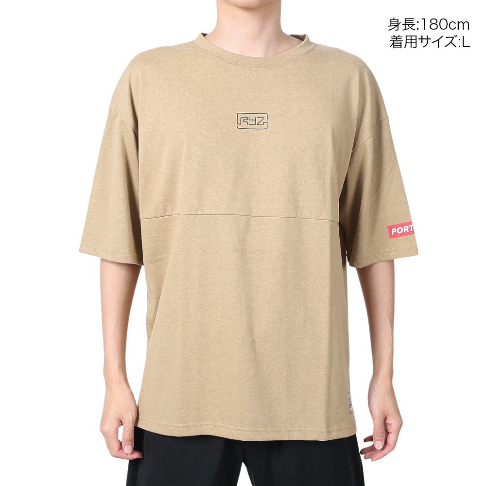 ライズ（RYZ）（メンズ）BGT 半袖Tシャツ RZ10EG22SS4114 BEG