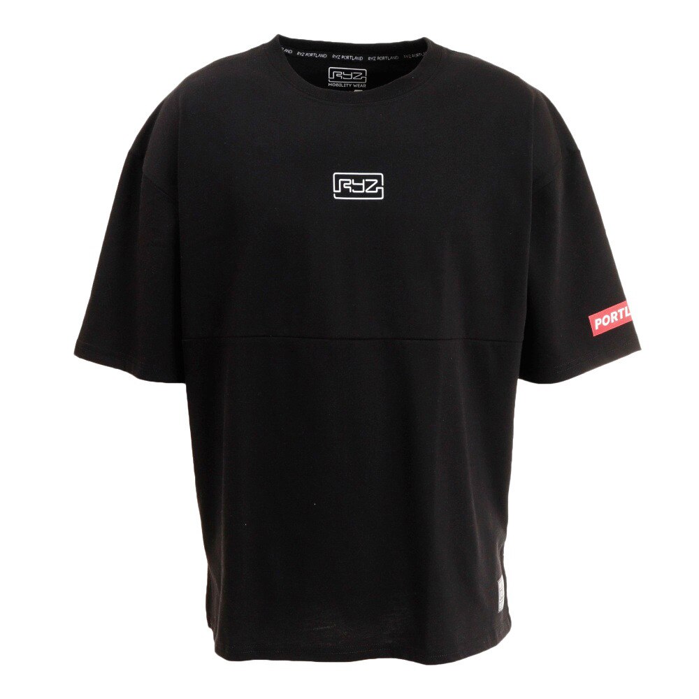 ライズ（RYZ）（メンズ）ビッグTシャツ RZ10EG22SS4114 BLK