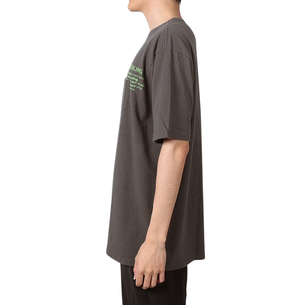 SESSIONS（メンズ）V/W POCKET Tシャツ 227208 CGRY