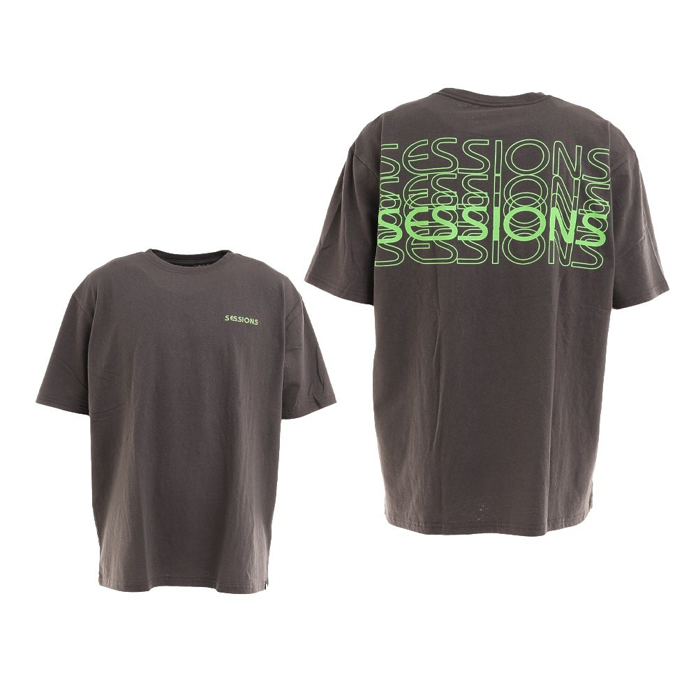 セッションズ（SESSIONS）（メンズ）G/D BLUR LOGO Tシャツ 227209 CGRY