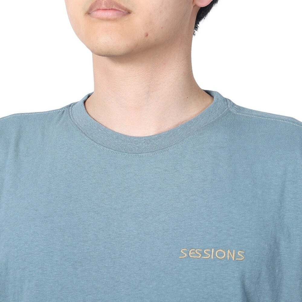 セッションズ（SESSIONS）（メンズ）G/D BLUR LOGO Tシャツ 227209 KHK