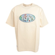 ヴィジョン（VISION）（メンズ）フラワーサークル刺繍Tシャツ 2505004-06 OFF